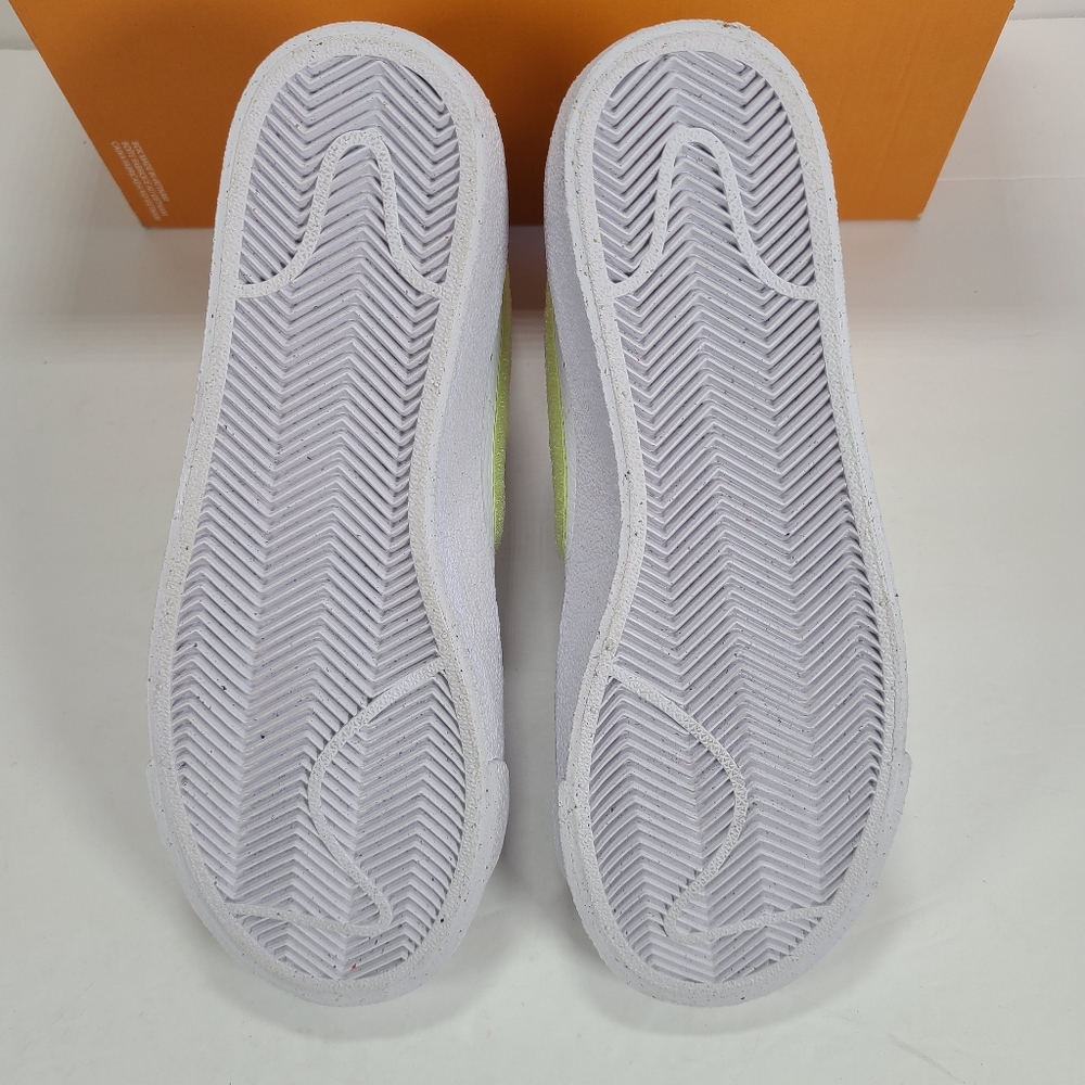 Nike Blazer Mid '77 GS White Lemon Twist Athletic Sneakers Women Size 5.5 - Picture 10 of 12